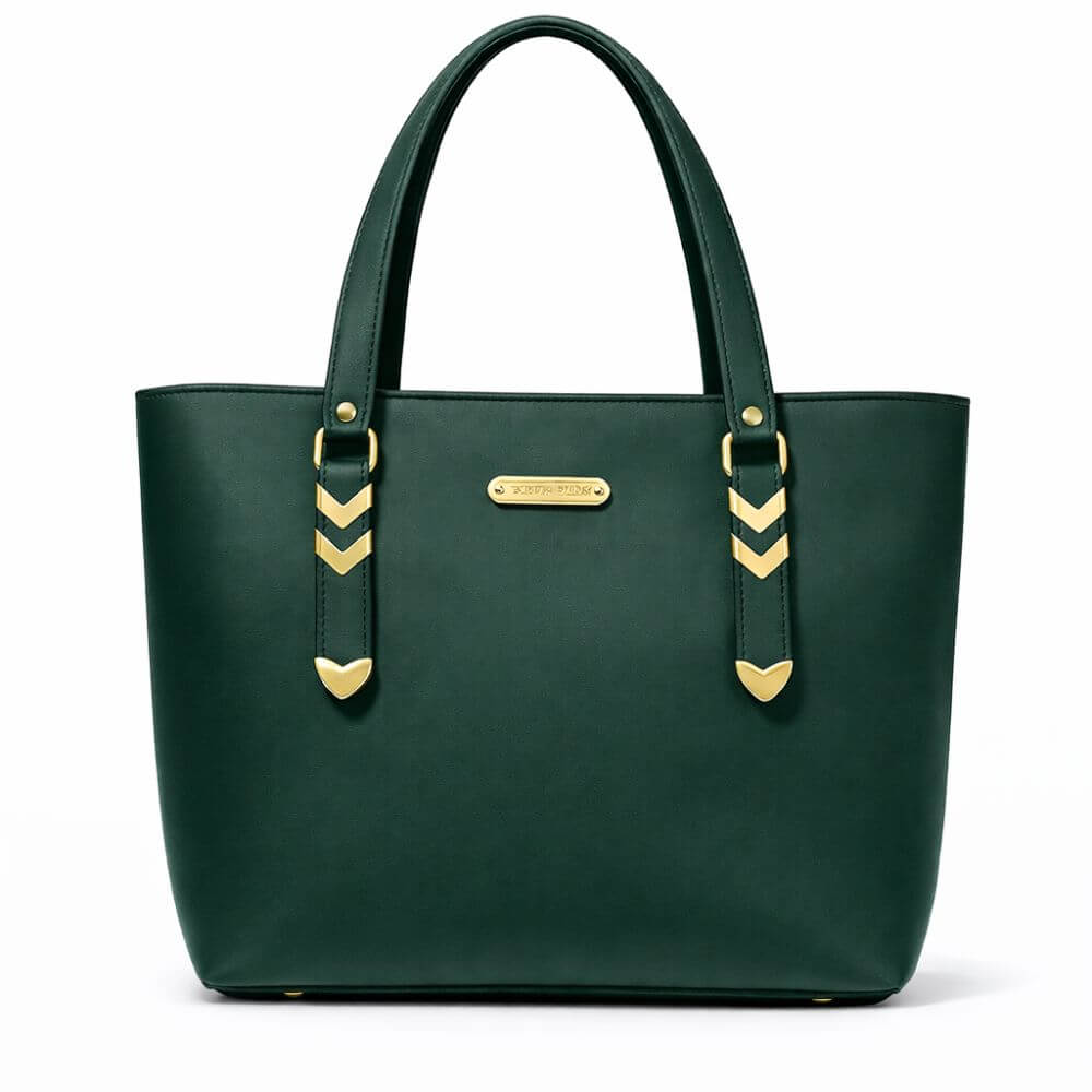 Luxe Everyday Carry Tote (Dark Green)